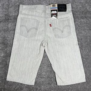 Levi's 510 Shorts Men's 30 Gray Denim Jorts Super Skinny Y2K Grunge‎